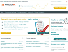 Tablet Screenshot of ankieter.pl